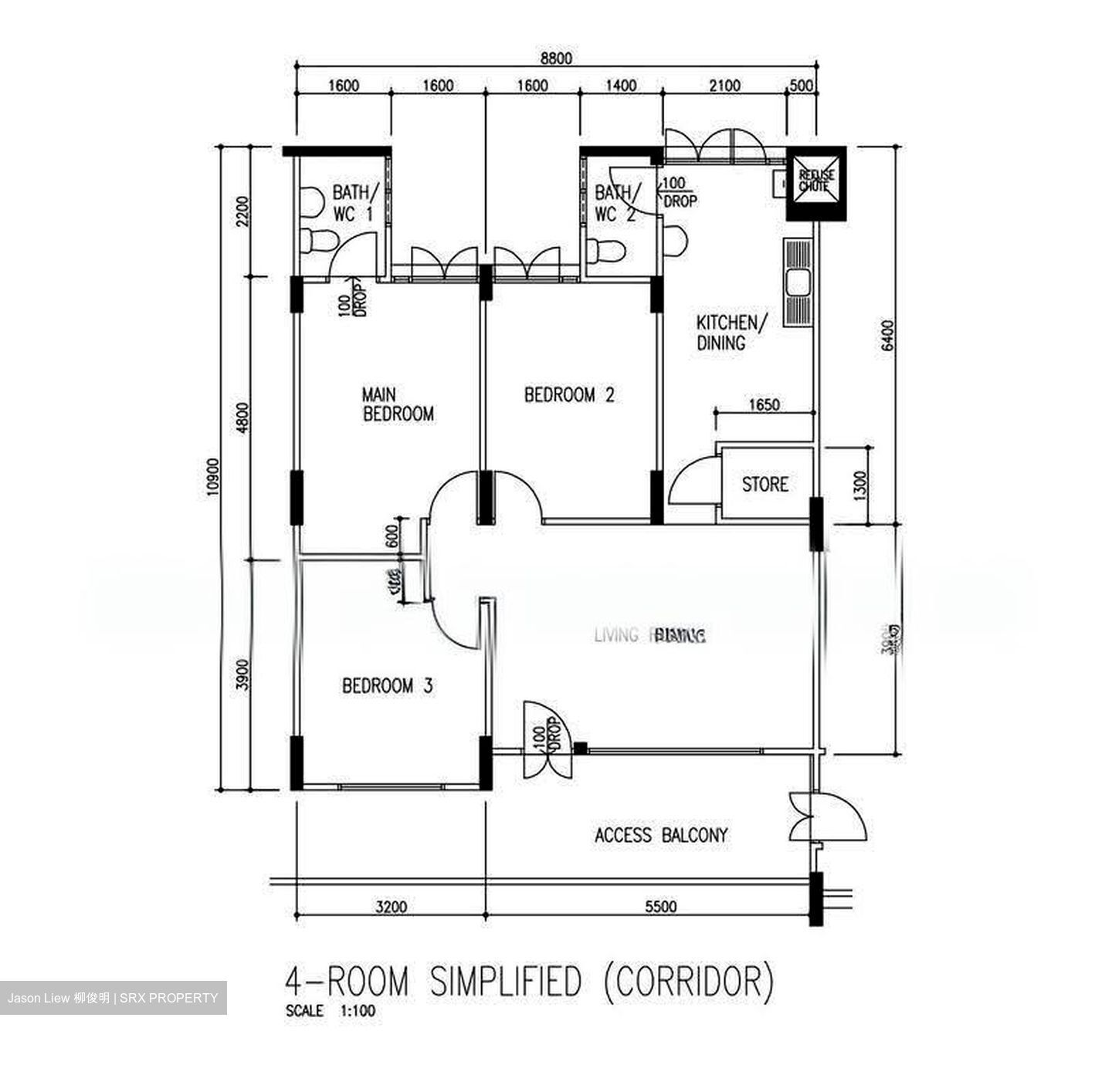 Blk 242 Serangoon Avenue 3 (Serangoon), HDB 4 Rooms #629235401